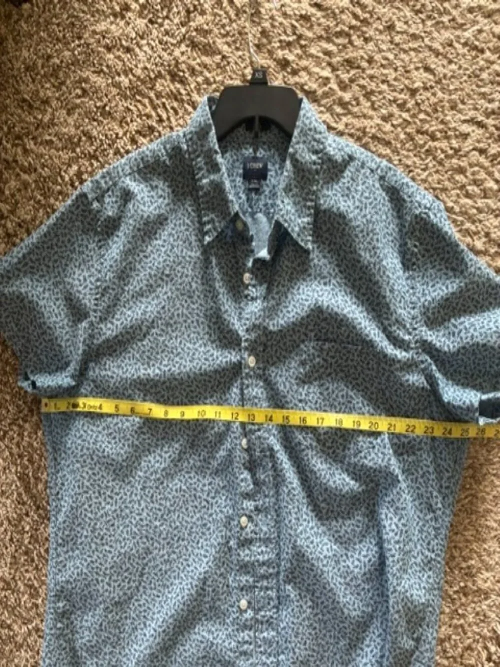 J Crew Men's XXL ( slim ) floral print short sleeve men's shirt